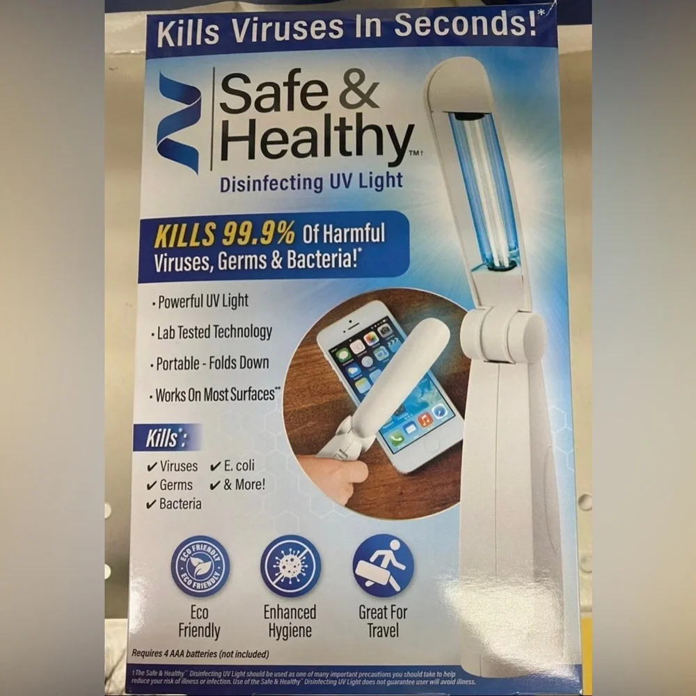 UV Light Disinfecting Portable Eco Friendly Health Safety